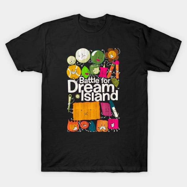 Battle for Dream Island Character T-Shirt by NumbLinkin